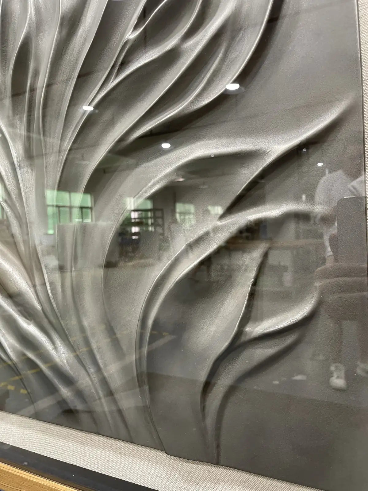 Storm Acrylic Abstract Wall Art Vertical Design | Art Smiley Decor UAE