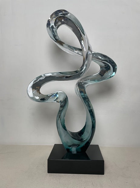 Abstract Loop Resin Sculpture artistic sculpture by Artsmiley