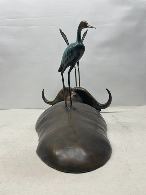 Birds Branch Bronze Sculpture artistic sculpture by Artsmiley