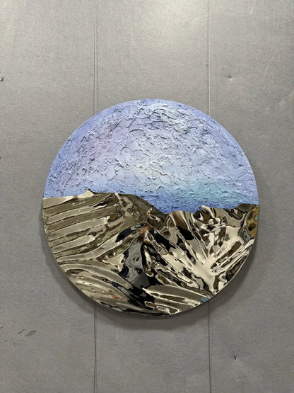 Sleek Modern Decorative Wall Art Round Design | Art Smiley Decor UAE