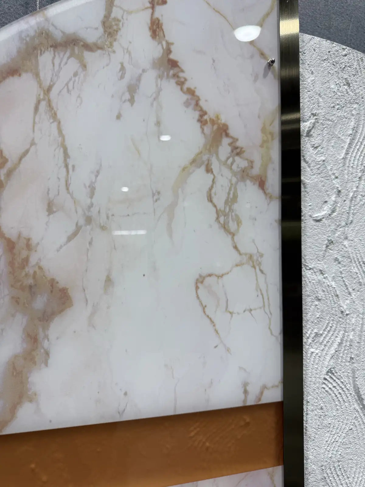 Frosted Acrylic Abstract Wall Art Vertical Design | Art Smiley Decor UAE