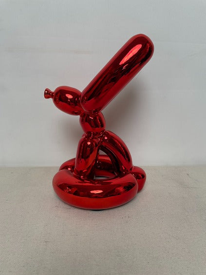 Red Bunny Resin Sculpture artistic sculpture by Artsmiley