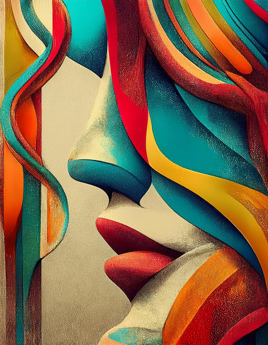 Woman Smiling In Bright Light Wall Art