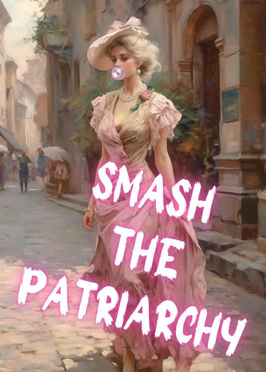 Smash The Patriarchy Typography