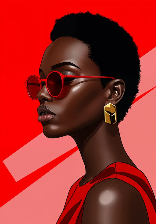 A Digital Art Portrait Of A 23Year Old Woman