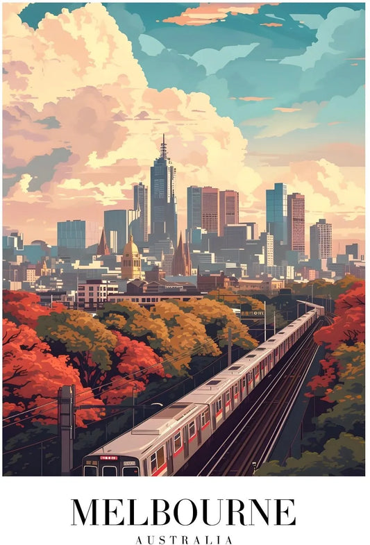 Elegant Portrait of Melbourne Australia