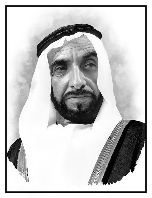 sheikh_zayed_al_nahyan_black_and_white
