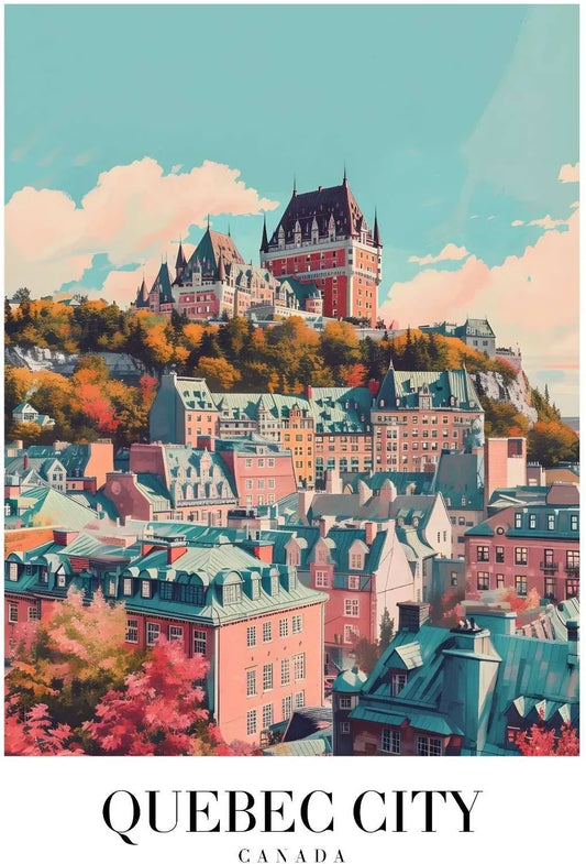 Elegant Portrait of Quebec City Canada