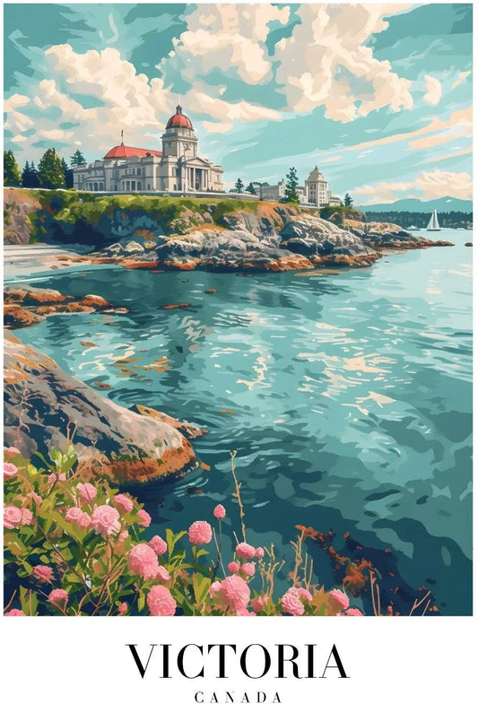 صورة أنيقة لمدينة فيكتوريا الكندية